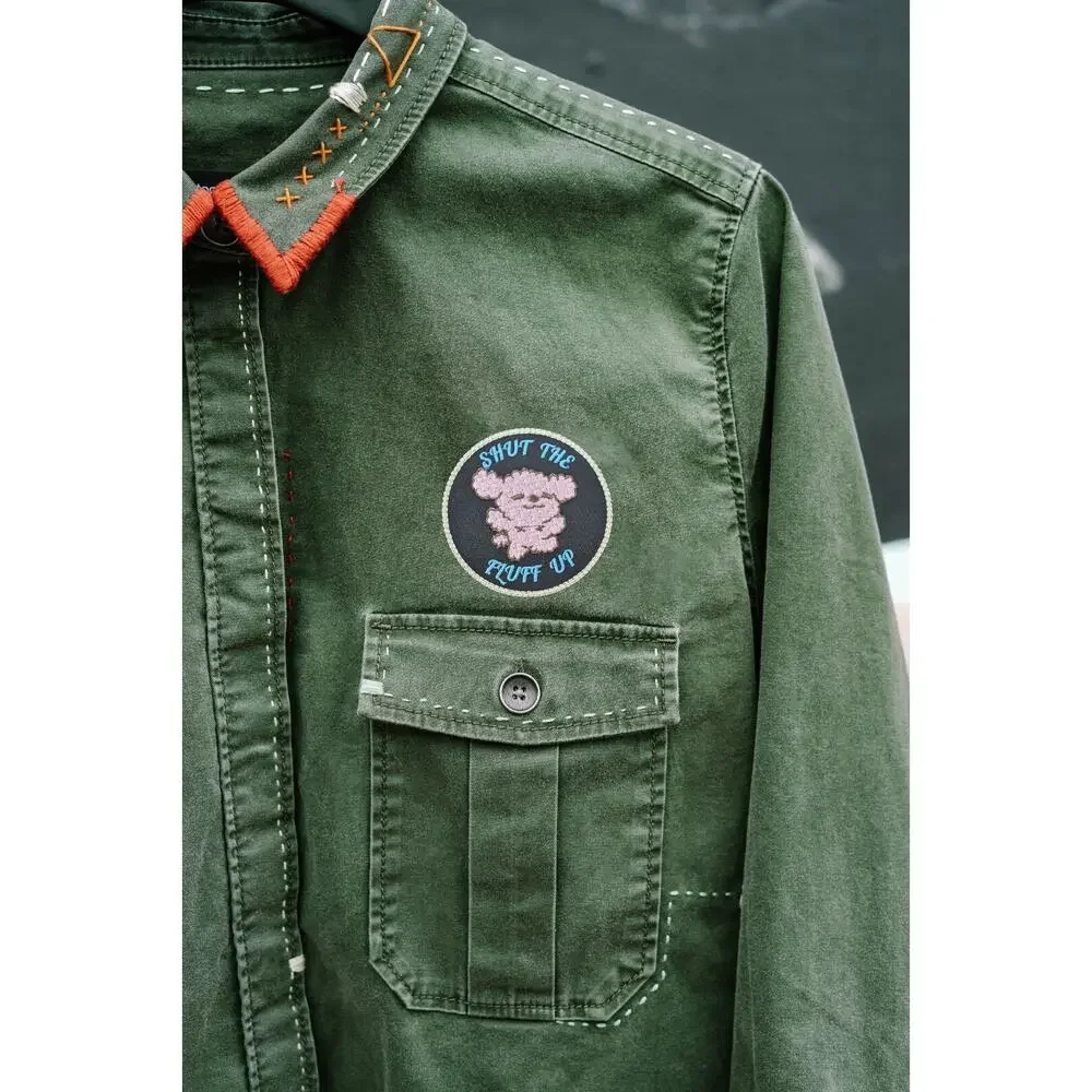 Embroidery Patch Fluffy Dog Tape Adorable Cute Patch IRON-ON (3